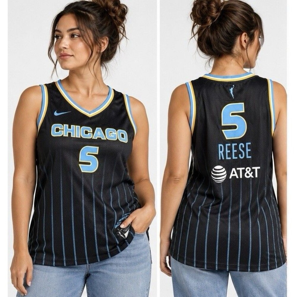 Nike Chicago Sky Angel Reese #5 Explorer Edition Jersey Womens WNBA Size Small